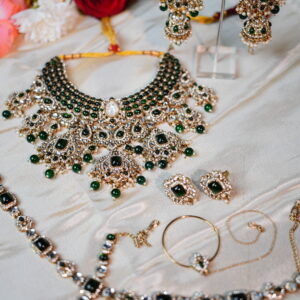 Eternal Spark moissanite bridal set