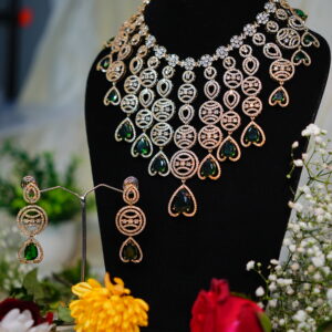 Aurora Borealis Necklace & Earring Set