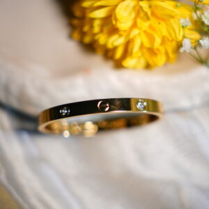 Golden aura kada bracelet