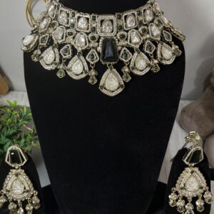 Green Moissonaite Bridal set