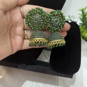 Green Drop Earring