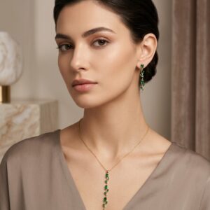 Long Emerald Tulip Set
