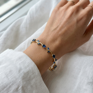 Royal Blue Tulip bracelet