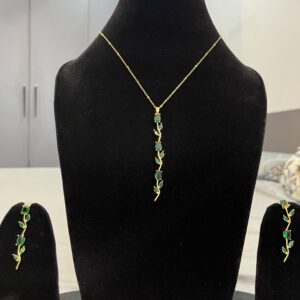 Long Emerald Tulip Set