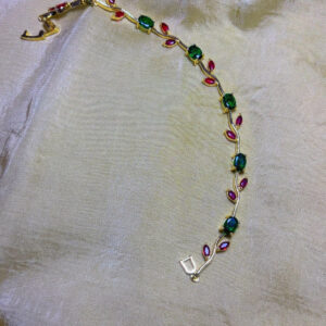 Emerald Red Tulip Bracelet
